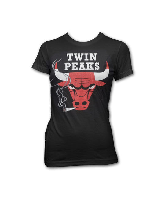 Girl's Black Bulls T-shirt