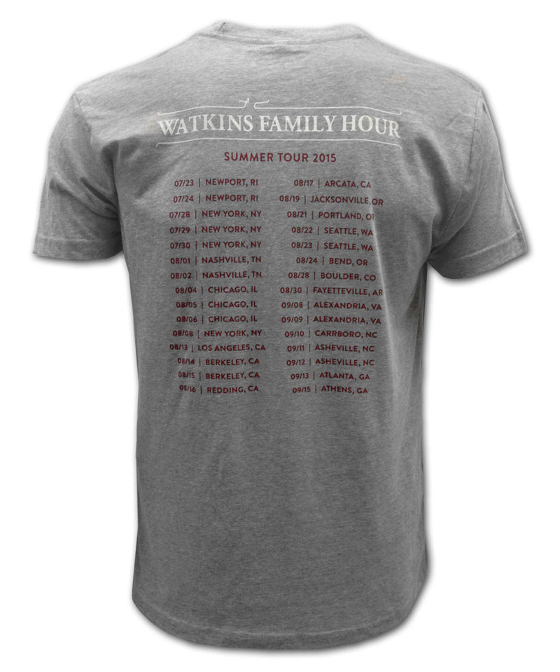 Tour 2015 Heather Grey T-shirt